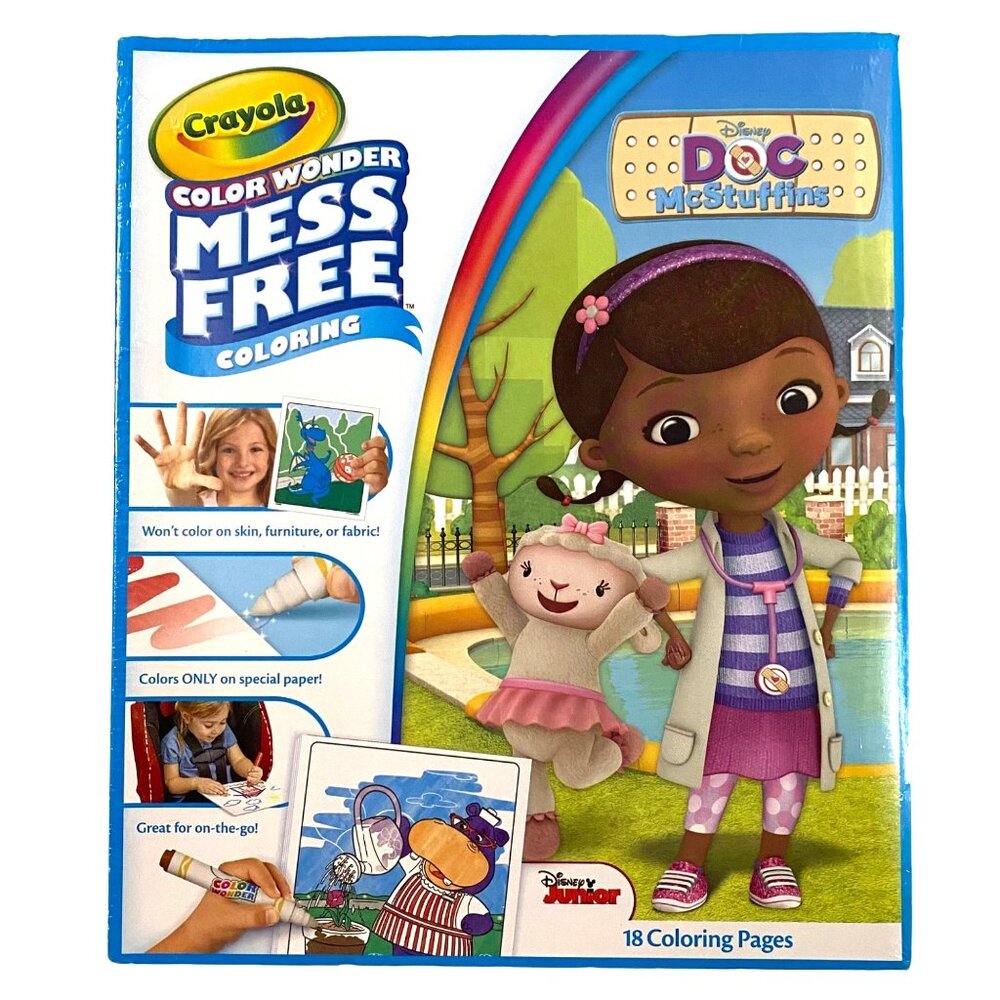 Crayola Color Wonder Doc‎ McStuffins Coloring Pages Girls Animals Veterinarian